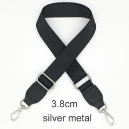 Black Color Bag Straps Women Shoulder Messenger Bags Belt Adjustable Wide Strap Bag Part Accessories Female Crossbody Bag Strap