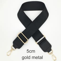 Black Color Bag Straps Women Shoulder Messenger Bags Belt Adjustable Wide Strap Bag Part Accessories Female Crossbody Bag Strap