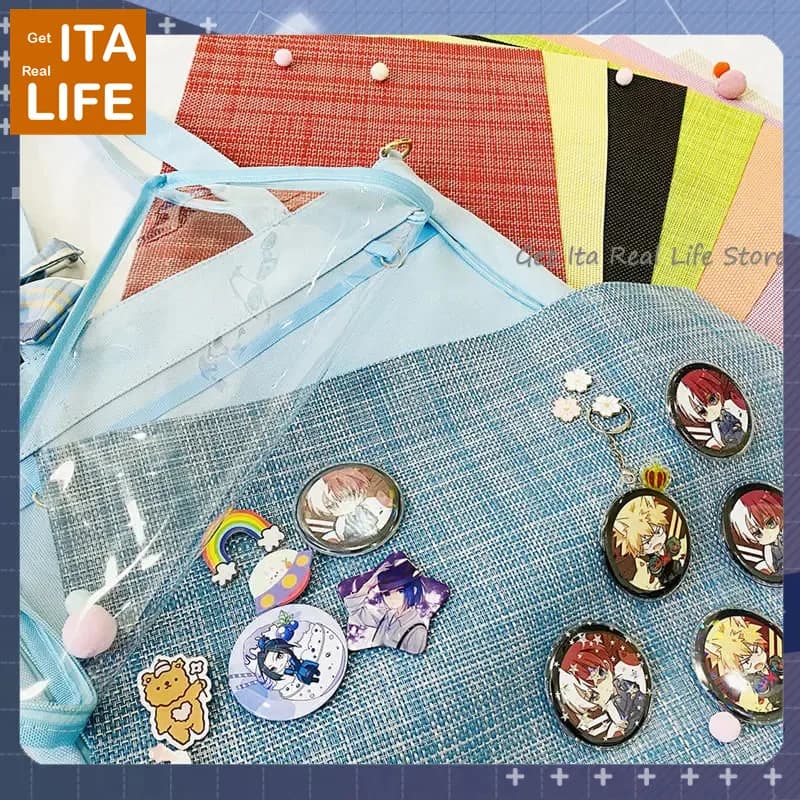 Italife Grid Slignment Itabag Plate Large Size Free Cut Decorative Backpack ItaBag Accessories Ita Bag Pin Insert Plate H302