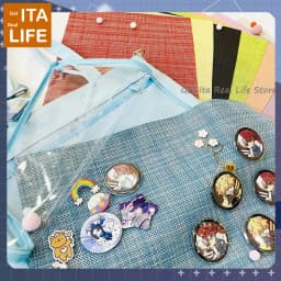 Italife Grid Slignment Itabag Plate Large Size Free Cut Decorative Backpack ItaBag Accessories Ita Bag Pin Insert Plate H302