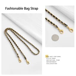EverToner Fashion replacement bag chain and transparent card bag inner liner suitable for small C-anel card bag