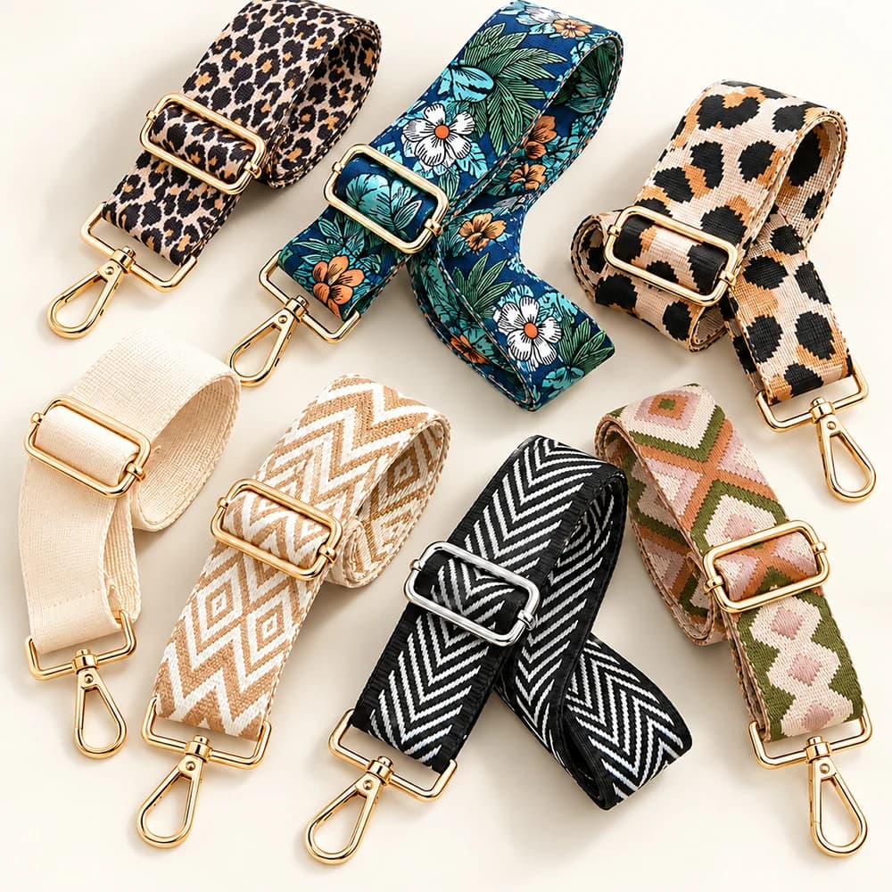 Purse Strap Handbags Crossbody Women Adjustable Replacement Bag Belt Guitar Straps Printing Detachable Sling Shoulder Strap