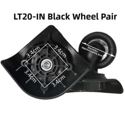 HINOMOTO LT20N Universal Wheel for Luggage Suitcase Repair Silent Japanese Wheels Replacement for Pull Rod Bag Accessories