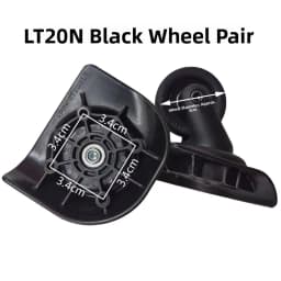 HINOMOTO LT20N Universal Wheel for Luggage Suitcase Repair Silent Japanese Wheels Replacement for Pull Rod Bag Accessories
