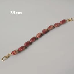 New Woman Bag Accessory Black Beige Red Acrylic Resin Beads Parts Handcrafted Wristband Women Replacement Bag Handle Chain