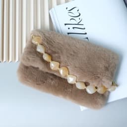 New Woman Bag Accessory Black Beige Red Acrylic Resin Beads Parts Handcrafted Wristband Women Replacement Bag Handle Chain