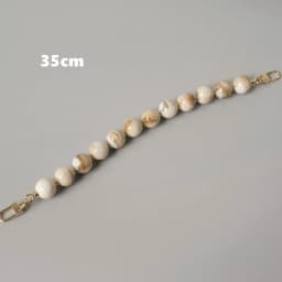 New Woman Bag Accessory Black Beige Red Acrylic Resin Beads Parts Handcrafted Wristband Women Replacement Bag Handle Chain
