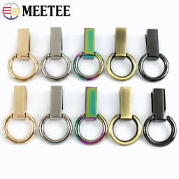4/10Pcs 16*40mm O Ring Metal Bags Strap Buckles Side Clip Hooks for Handbag Handle Connector Clasp DIY Hardware Accessories