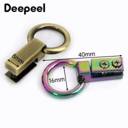 4/10Pcs 16*40mm O Ring Metal Bags Strap Buckles Side Clip Hooks for Handbag Handle Connector Clasp DIY Hardware Accessories