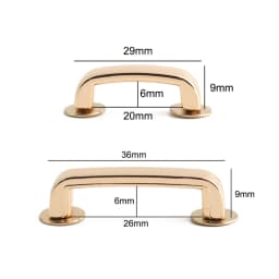 20/50/100PCS Inner 20mm 25mm Bag Metal Anchor Arch Bridge Hanger Hooks Connector For Handbag Strap Side Buckle Clips Accessories