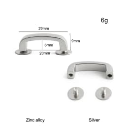 20/50/100PCS Inner 20mm 25mm Bag Metal Anchor Arch Bridge Hanger Hooks Connector For Handbag Strap Side Buckle Clips Accessories