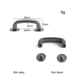 20/50/100PCS Inner 20mm 25mm Bag Metal Anchor Arch Bridge Hanger Hooks Connector For Handbag Strap Side Buckle Clips Accessories