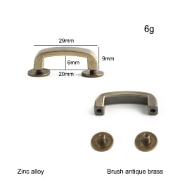 20/50/100PCS Inner 20mm 25mm Bag Metal Anchor Arch Bridge Hanger Hooks Connector For Handbag Strap Side Buckle Clips Accessories