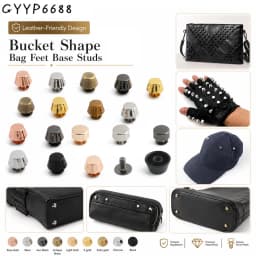 20/50/100PCS 8-15mm Metal Screwback Rivet Studs For Leather Craft Luggage Handbag Purse Bottom Protective Feet Nails Accessories