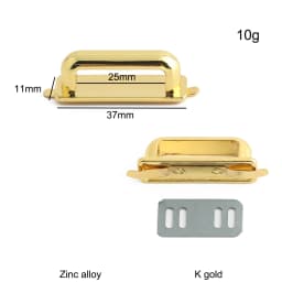 10/30/100PCS Inner:13mm 20mm 25mm 30mm Metal Shoulder Strap Buckle Detachable Screw Clasp For Handbag Belt Webbing Accessories