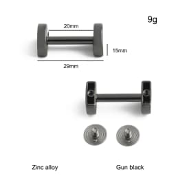 10/30/100PCS Inner:13mm 20mm 25mm 30mm Metal Shoulder Strap Buckle Detachable Screw Clasp For Handbag Belt Webbing Accessories