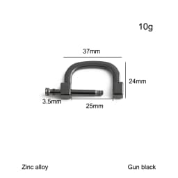 10/30/100PCS Inner:13mm 20mm 25mm 30mm Metal Shoulder Strap Buckle Detachable Screw Clasp For Handbag Belt Webbing Accessories