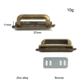 10/30/100PCS Inner:13mm 20mm 25mm 30mm Metal Shoulder Strap Buckle Detachable Screw Clasp For Handbag Belt Webbing Accessories