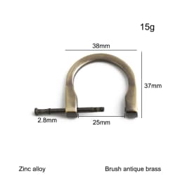 10/30/100PCS Inner:13mm 20mm 25mm 30mm Metal Shoulder Strap Buckle Detachable Screw Clasp For Handbag Belt Webbing Accessories