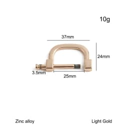 10/30/100PCS Inner:13mm 20mm 25mm 30mm Metal Shoulder Strap Buckle Detachable Screw Clasp For Handbag Belt Webbing Accessories