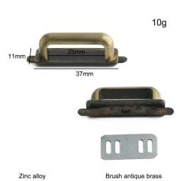 10/30/100PCS Inner:13mm 20mm 25mm 30mm Metal Shoulder Strap Buckle Detachable Screw Clasp For Handbag Belt Webbing Accessories