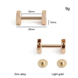 10/30/100PCS Inner:13mm 20mm 25mm 30mm Metal Shoulder Strap Buckle Detachable Screw Clasp For Handbag Belt Webbing Accessories