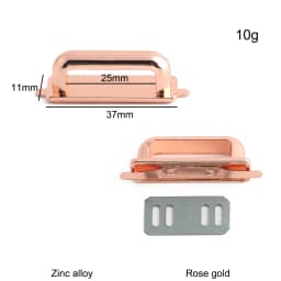 10/30/100PCS Inner:13mm 20mm 25mm 30mm Metal Shoulder Strap Buckle Detachable Screw Clasp For Handbag Belt Webbing Accessories
