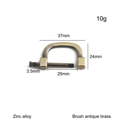 10/30/100PCS Inner:13mm 20mm 25mm 30mm Metal Shoulder Strap Buckle Detachable Screw Clasp For Handbag Belt Webbing Accessories