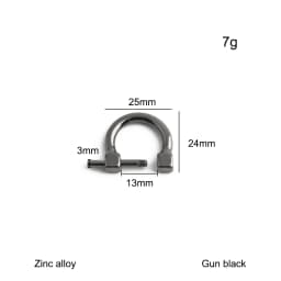 10/30/100PCS Inner:13mm 20mm 25mm 30mm Metal Shoulder Strap Buckle Detachable Screw Clasp For Handbag Belt Webbing Accessories