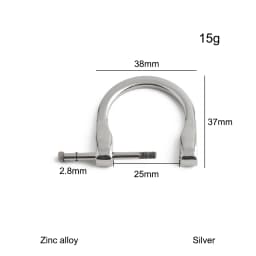 10/30/100PCS Inner:13mm 20mm 25mm 30mm Metal Shoulder Strap Buckle Detachable Screw Clasp For Handbag Belt Webbing Accessories