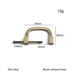 10/30/100PCS Inner:13mm 20mm 25mm 30mm Metal Shoulder Strap Buckle Detachable Screw Clasp For Handbag Belt Webbing Accessories