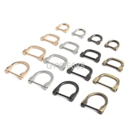10/30/100PCS Inner:13mm 20mm 25mm 30mm Metal Shoulder Strap Buckle Detachable Screw Clasp For Handbag Belt Webbing Accessories
