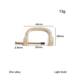 10/30/100PCS Inner:13mm 20mm 25mm 30mm Metal Shoulder Strap Buckle Detachable Screw Clasp For Handbag Belt Webbing Accessories