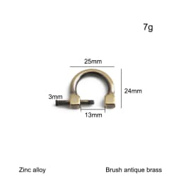 10/30/100PCS Inner:13mm 20mm 25mm 30mm Metal Shoulder Strap Buckle Detachable Screw Clasp For Handbag Belt Webbing Accessories