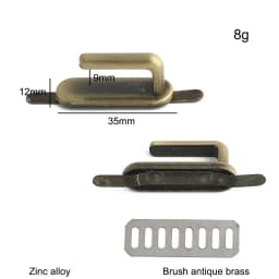 10/30/100PCS Inner:13mm 20mm 25mm 30mm Metal Shoulder Strap Buckle Detachable Screw Clasp For Handbag Belt Webbing Accessories