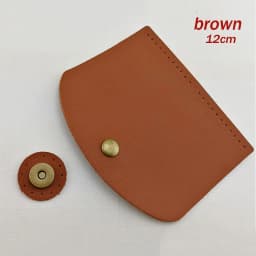 12x10.2cm Bag Flap Cover Women's Crochet Bag Accessories DIY PU Leather Flap Material Crochet Handbag Bag Parts for Knitted Bag