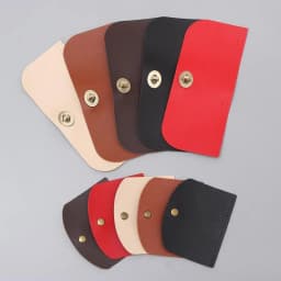 12x10.2cm Bag Flap Cover Women's Crochet Bag Accessories DIY PU Leather Flap Material Crochet Handbag Bag Parts for Knitted Bag