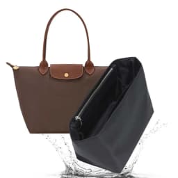 Bag Organizer Insert For Longchamp LePliage Tote Bag,Zipper Inner,Waterproof Purse Nylon Organizer, Keep Bag Shape Accessories