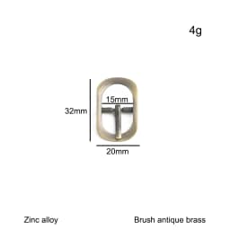 10/30/100PCS Inside Wide:12-38mm Metal Pin Buckle Belt Buckles For Bag Shoulder Strap Shoes Adjust Roller Clasp DIY Accessories