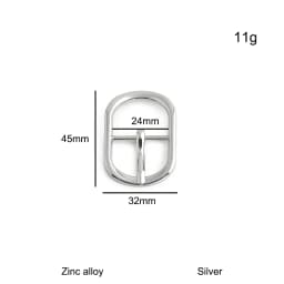 10/30/100PCS Inside Wide:12-38mm Metal Pin Buckle Belt Buckles For Bag Shoulder Strap Shoes Adjust Roller Clasp DIY Accessories