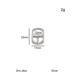 10/30/100PCS Inside Wide:12-38mm Metal Pin Buckle Belt Buckles For Bag Shoulder Strap Shoes Adjust Roller Clasp DIY Accessories