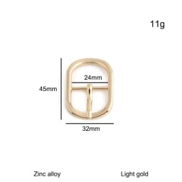 10/30/100PCS Inside Wide:12-38mm Metal Pin Buckle Belt Buckles For Bag Shoulder Strap Shoes Adjust Roller Clasp DIY Accessories