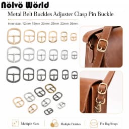 10/30/100PCS Inside Wide:12-38mm Metal Pin Buckle Belt Buckles For Bag Shoulder Strap Shoes Adjust Roller Clasp DIY Accessories