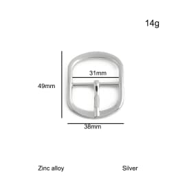 10/30/100PCS Inside Wide:12-38mm Metal Pin Buckle Belt Buckles For Bag Shoulder Strap Shoes Adjust Roller Clasp DIY Accessories
