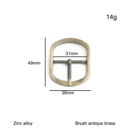 10/30/100PCS Inside Wide:12-38mm Metal Pin Buckle Belt Buckles For Bag Shoulder Strap Shoes Adjust Roller Clasp DIY Accessories