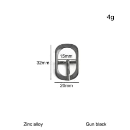 10/30/100PCS Inside Wide:12-38mm Metal Pin Buckle Belt Buckles For Bag Shoulder Strap Shoes Adjust Roller Clasp DIY Accessories