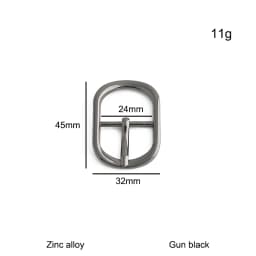 10/30/100PCS Inside Wide:12-38mm Metal Pin Buckle Belt Buckles For Bag Shoulder Strap Shoes Adjust Roller Clasp DIY Accessories