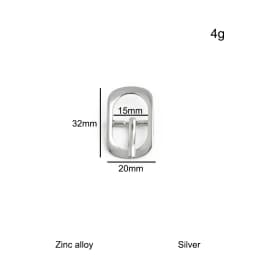 10/30/100PCS Inside Wide:12-38mm Metal Pin Buckle Belt Buckles For Bag Shoulder Strap Shoes Adjust Roller Clasp DIY Accessories