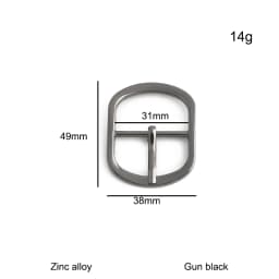 10/30/100PCS Inside Wide:12-38mm Metal Pin Buckle Belt Buckles For Bag Shoulder Strap Shoes Adjust Roller Clasp DIY Accessories