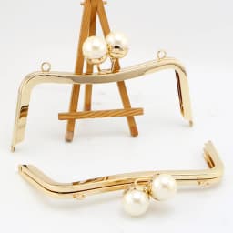 K688 Lovely Lotus Flower head Kiss Clasp 20CM Gold DIY Handmade Coin Purse Screw Square Metal Purse Frame